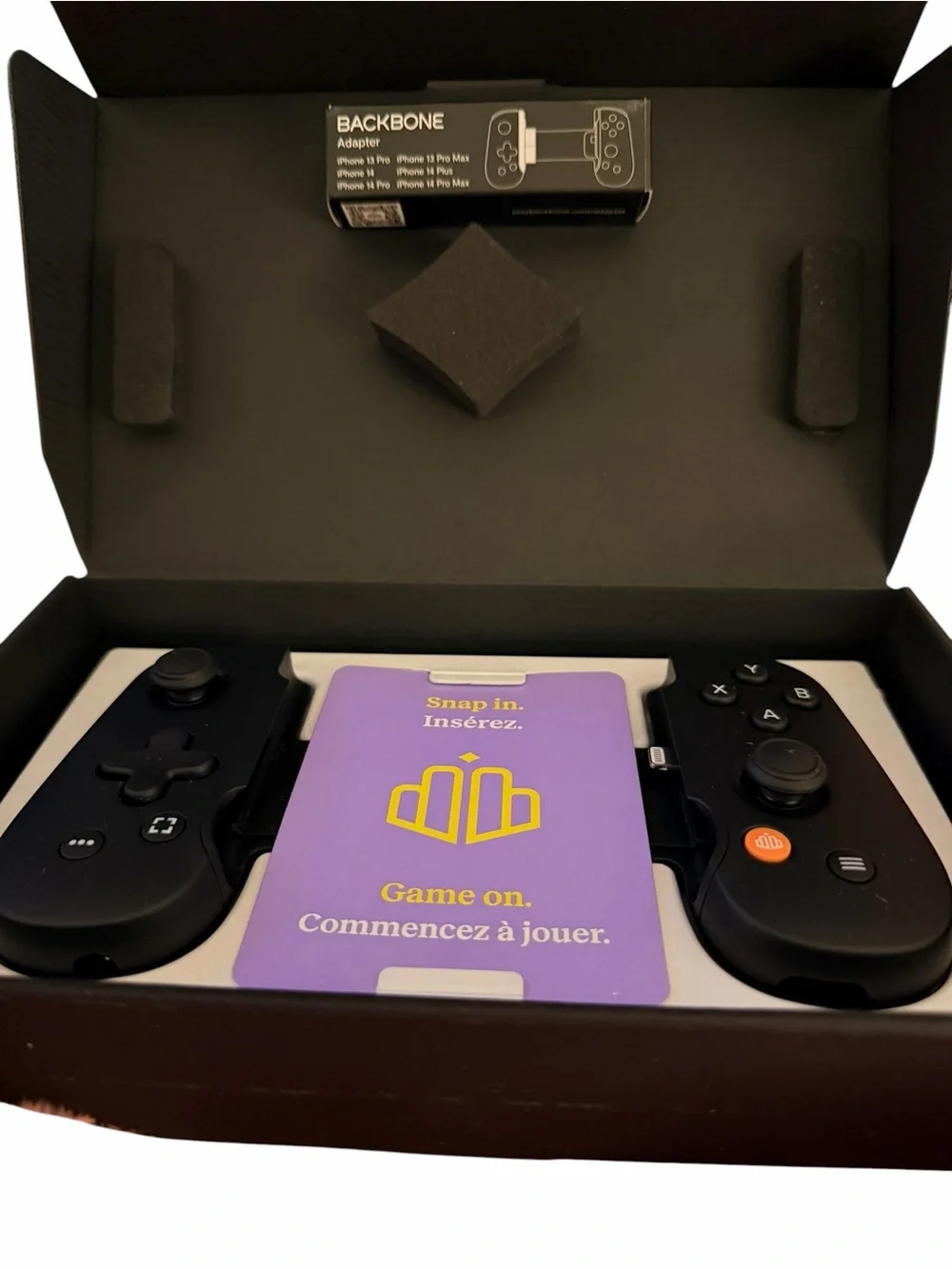 Backbone mobile controller